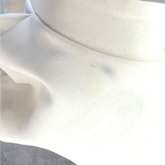 White bomber jacket Size Small lots of pockets NWT - Picture 12 of 12